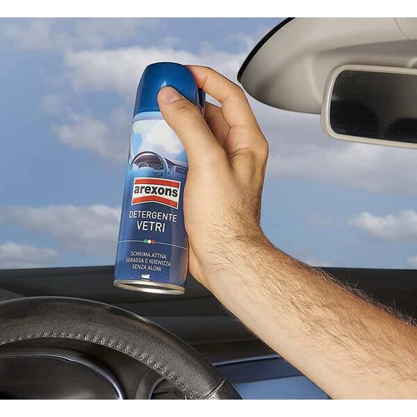 Detergente schiuma spray pulitore vetri auto Arexons 200 ml - Cod. 8320 -  ToolShop Italia